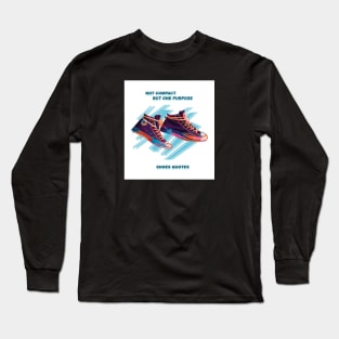 colorful sneakers in wpap art style Long Sleeve T-Shirt